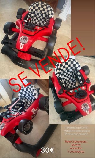 Andador coche de carreras Olmitos