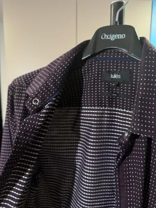 Camisa de hombre Jules azul y blanca