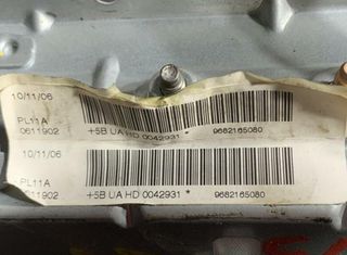 Airbag del der 9682165080 citroen c4 berlina 60084