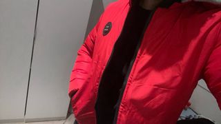 Chaqueta de Invierno Negra y Roja