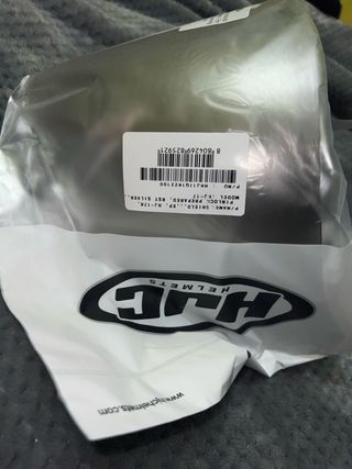 Visera HJC HJ-17 R RST SILVER ( plata)