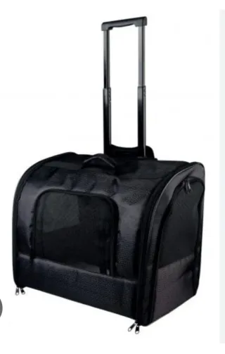 Transportín Trolley Perro Negro