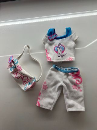 Conjunto deportivo Nancy:Top,shorts,pantalón,bolso