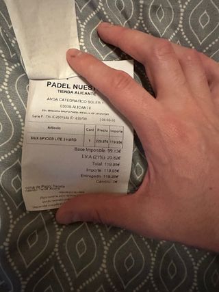 Pala de pádel Siux Spyder Lite 3