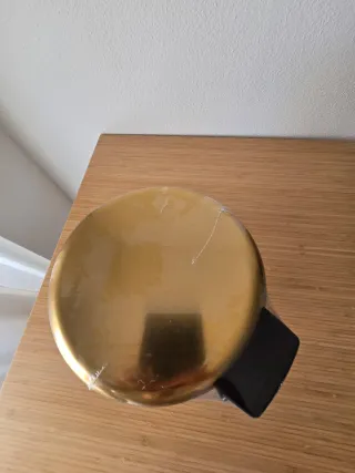 Papelera Tatay Baño Pedal 3L Dorada