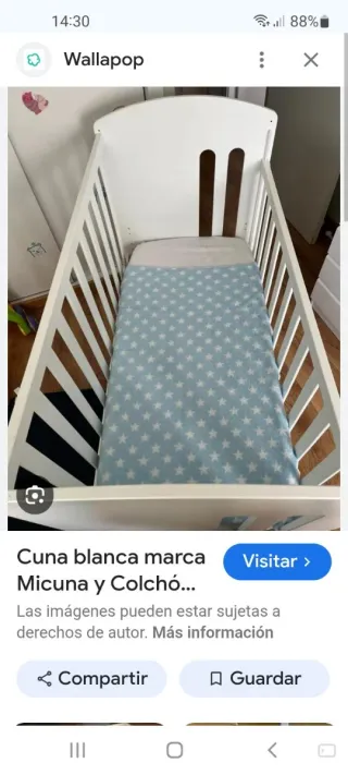 Cuna de bebé en buen estado