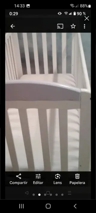 Cuna de bebé en buen estado