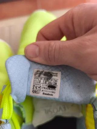 Zapatillas Reebok Amarillas 43