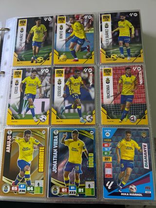 Lote cromos UD Las Palmas diferentes años
