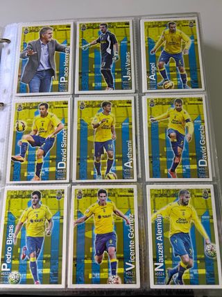 Lote cromos UD Las Palmas diferentes años