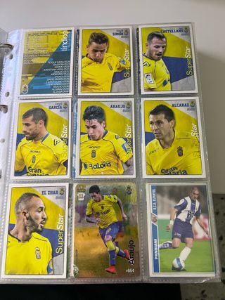 Lote cromos UD Las Palmas diferentes años
