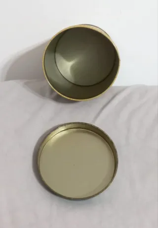 Caja Decorada Osito Vintage Metal