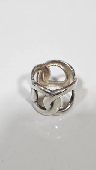 3 Anillos Plata Ajustables