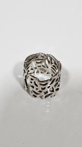 3 Anillos Plata Ajustables