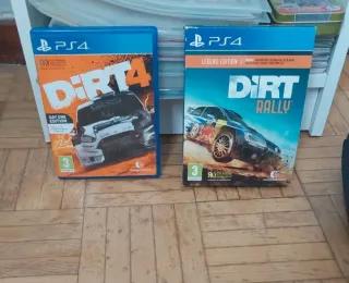 Volante PS4 + 2 Juegos Coches
