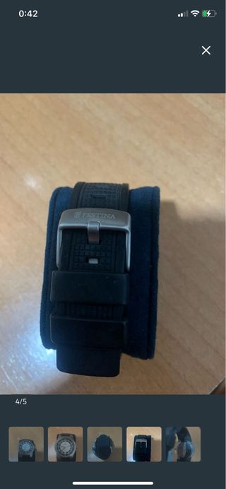 Reloj Festina Plata y Negro