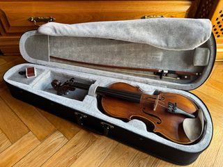 Viola con estuche y arco