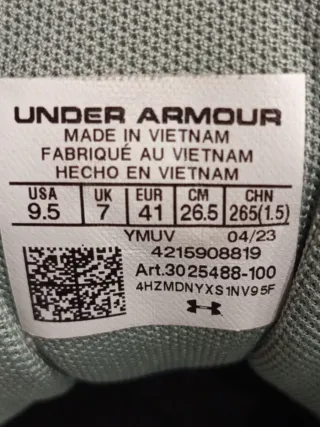 Zapatillas Under Armour HOVR Sonic 4 Gris