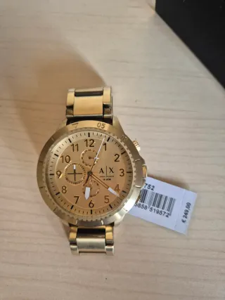 Cronografo Armani Exchange Dorado Hombre AERORACER