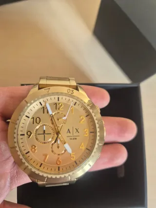 Cronografo Armani Exchange Dorado Hombre AERORACER