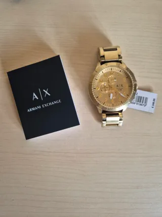Cronografo Armani Exchange Dorado Hombre AERORACER