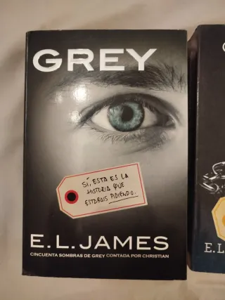 Colección de 4 libros de Cincuenta sombras de Grey