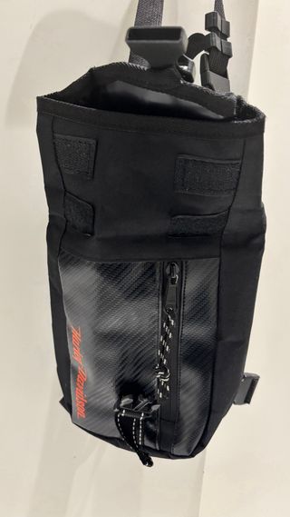 Pernera Harley-Davidson Negra y Naranja