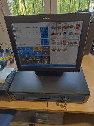 TPV Táctil completo Toshiba para bar restaurante