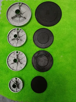 4 Bruciatori e 4 Coperchi Cucina