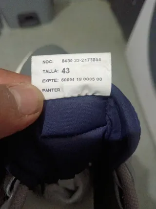 Zapatillas Sperdale Azul y Gris