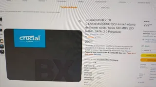 SSD Crucial BX500 2TB SATA