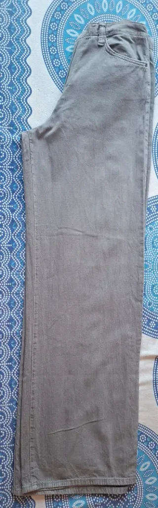 Pantalón ancho Pull&Bear Talla 34 Gris