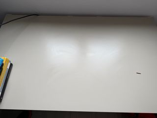 Mesa/Escritorio elevable, beige blanco, 120x70