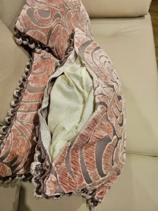 3 Cojines Diseño Floral con relleno