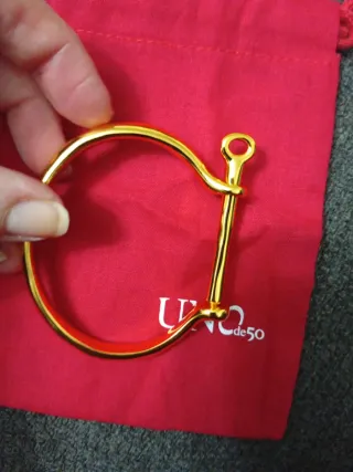 Pulsera Uno de 50 Dorada