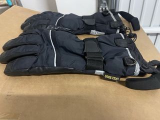 Guantes Moto Gore-Tex Reflectantes Negros talla L