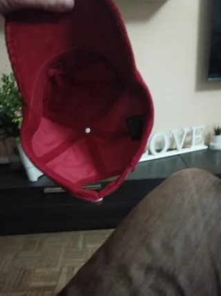 Gorra de pana roja Greenwich