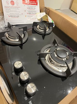 Encimera de gas IsEasy 3 fuegos