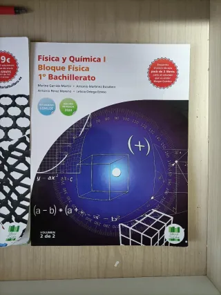 Libros Física y Química (1 bachillerato)
