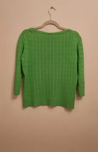 Jersey fino,manga 3/4 100% algodón