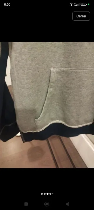 Sudadera Champion Gris y Azul Hombre