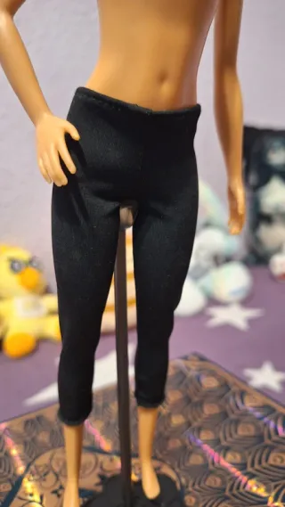 Pantalones de Yoga Barbie Negros