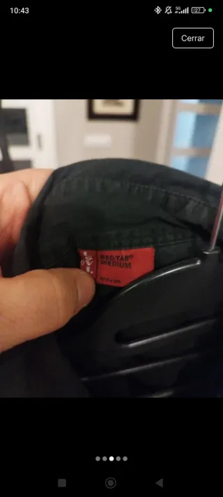 Camisa Levi's Negra Hombre