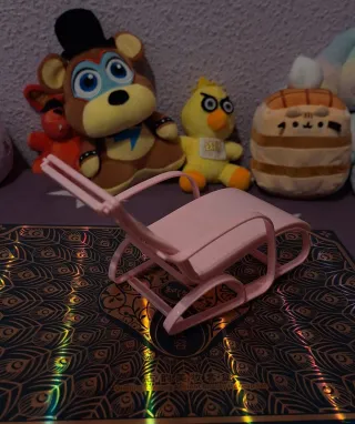 Lettino rosa per bambola tipo Barbie