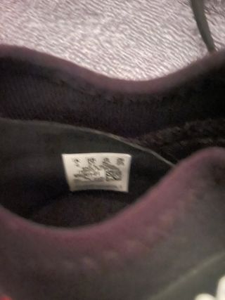 Botas Fútbol Puma Negras Rojas T37