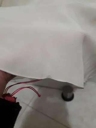 Top seda crema talla única