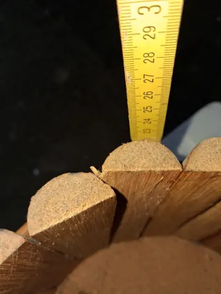 Mini botte porta bottiglie in legno