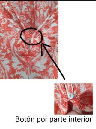 Blusa Zara fluida estampada talla XS