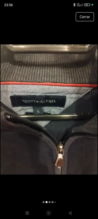 Sudadera Tommy Hilfiger gris hombre