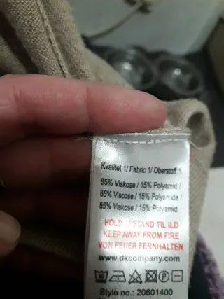 Chaqueta fina Fransa beige Talla S